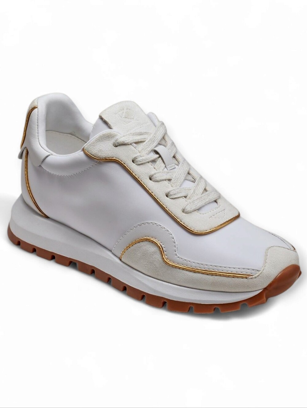 NIB Donna Karan New York Women's Binx Lace-Up Sneakers